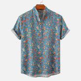 ELTON | Abstract Print Shirt for Men-1