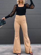 BRIANA | Trendy Flared Corduroy Pants-1