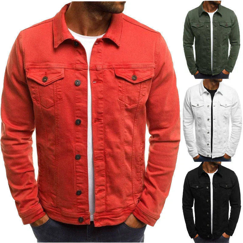 Button Down Jacket for Men | Front Pockets 8