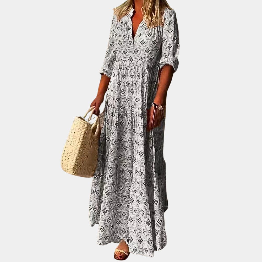 Elora | Stylish and Comfortable Spring Maxi Dress-5