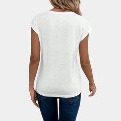 KATHY | Casual Women's Top with V-Neck-2