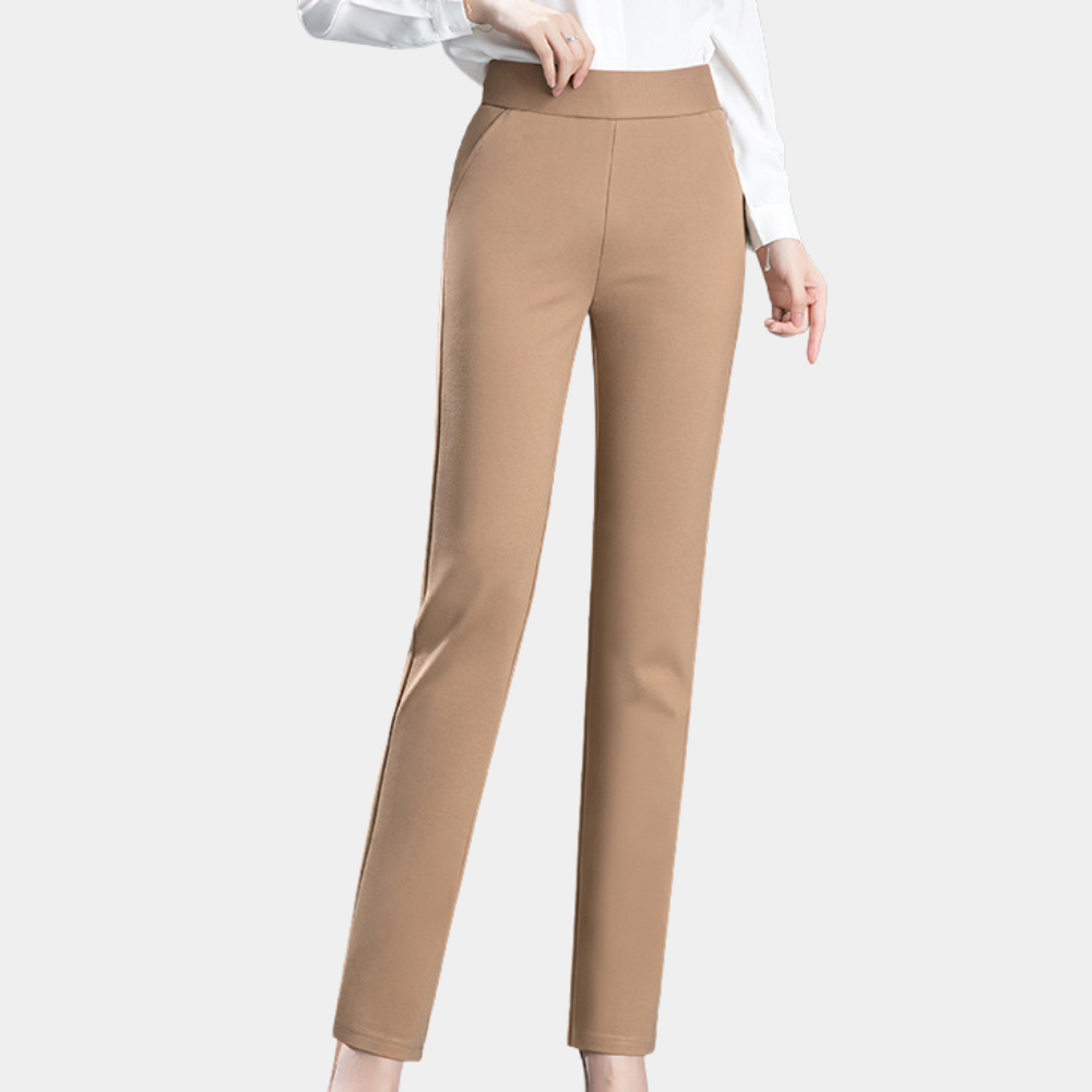 Hannah | Stylish Straight-cut Women's Pants-2