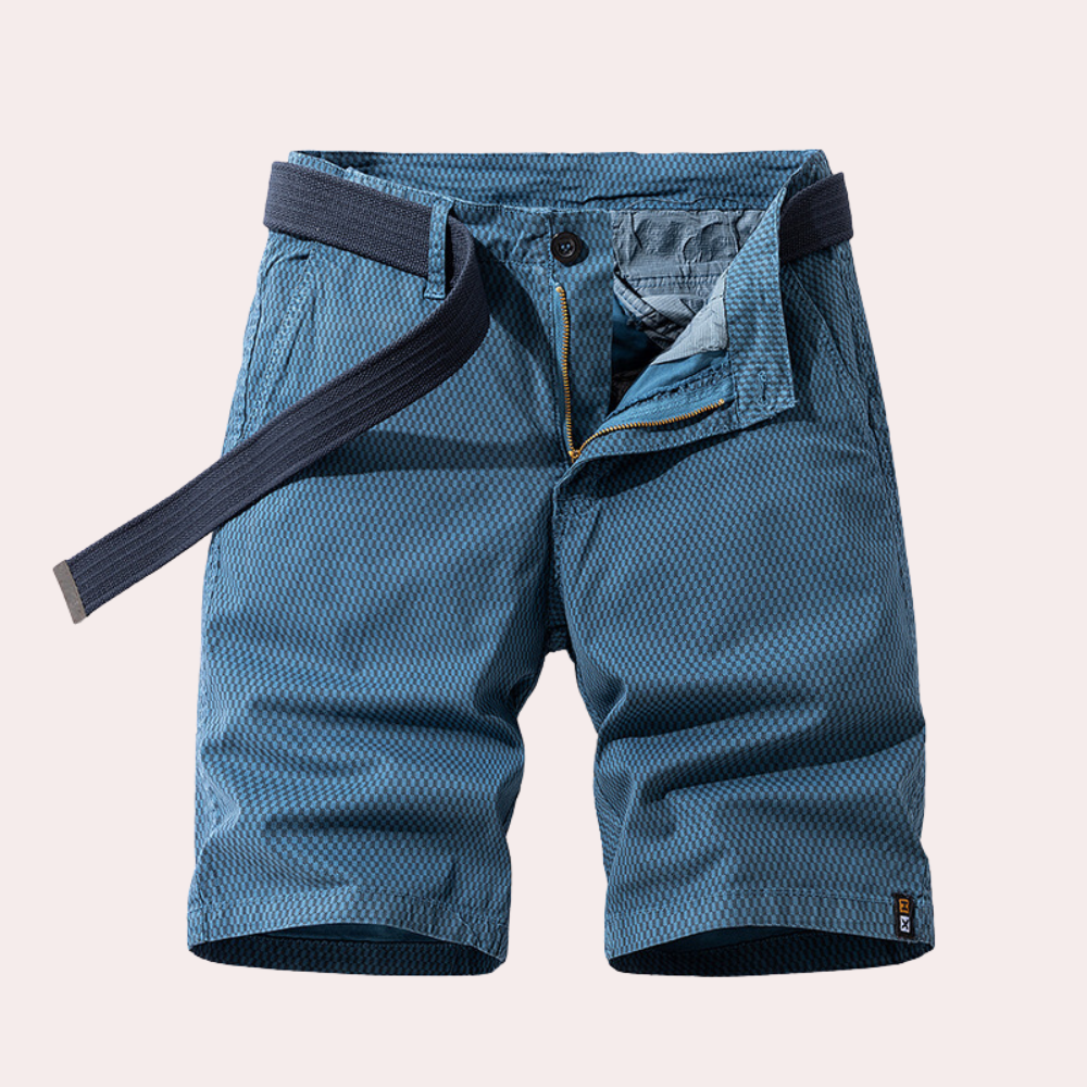 Men’s Outdoor Shorts - Lightweight Breathable Fabric - Adjustable Belt - Casual Fit-3