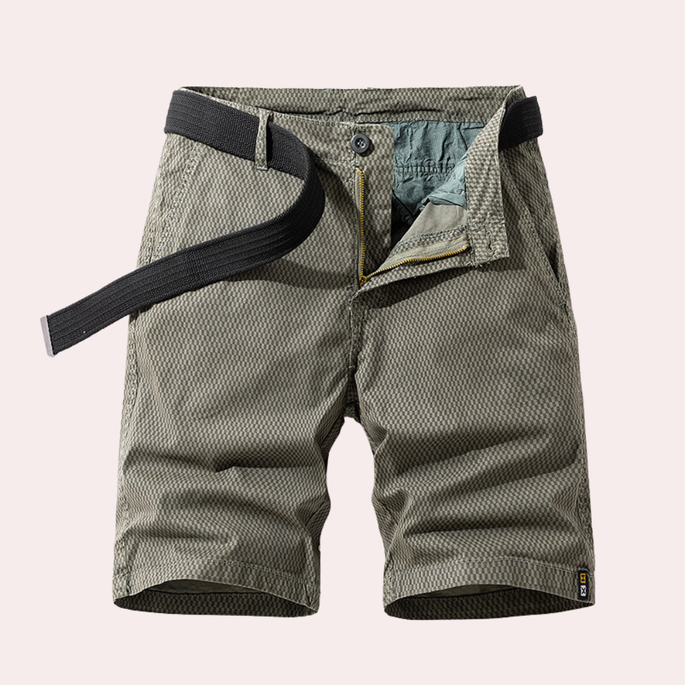 Men’s Outdoor Shorts - Lightweight Breathable Fabric - Adjustable Belt - Casual Fit-2