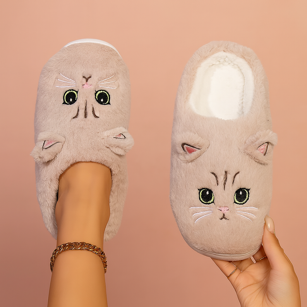 Cat Slippers | Comfortable Non-Slip Home Slippers 3