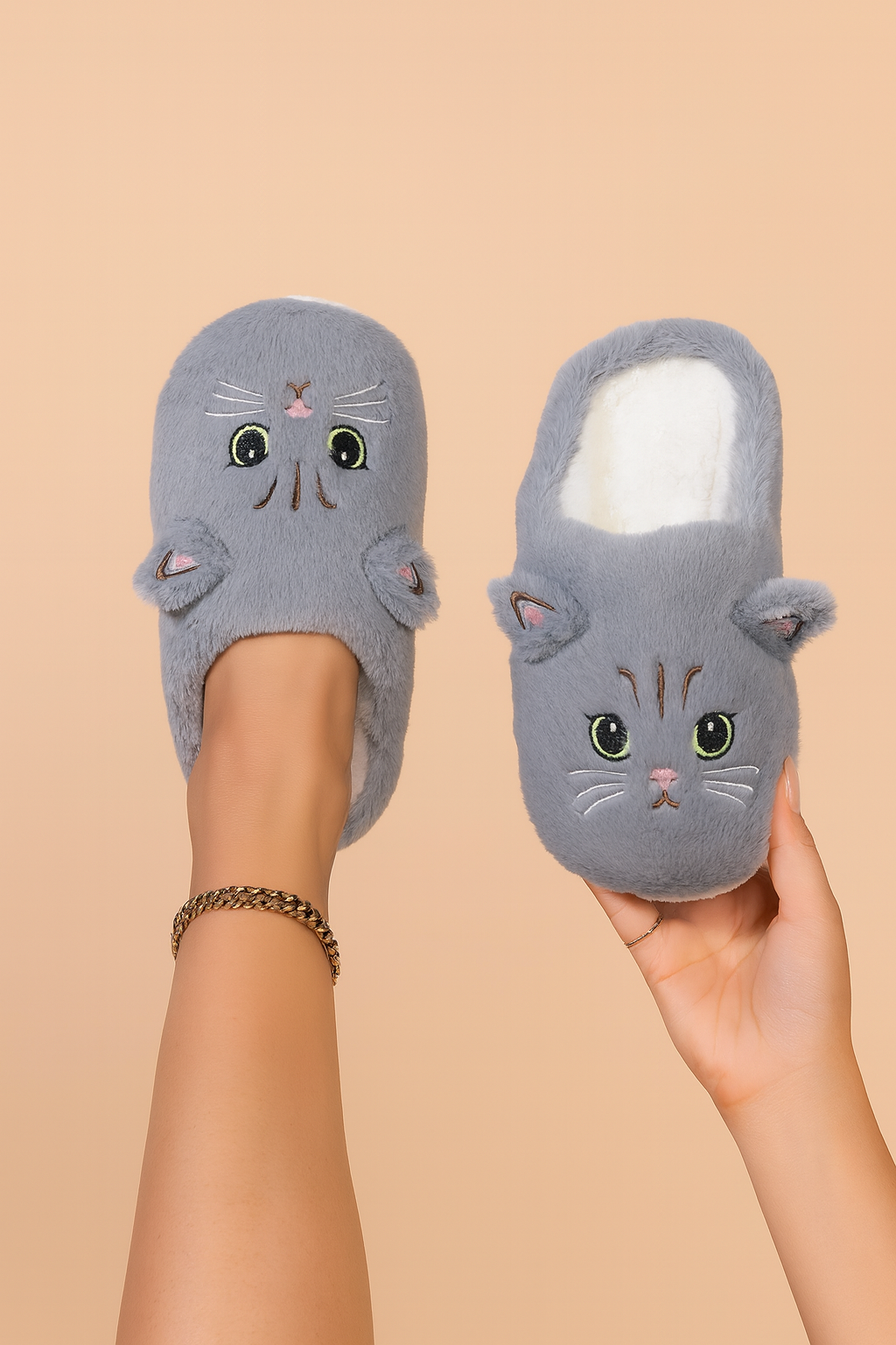 Cat Slippers | Comfortable Non-Slip Home Slippers 4