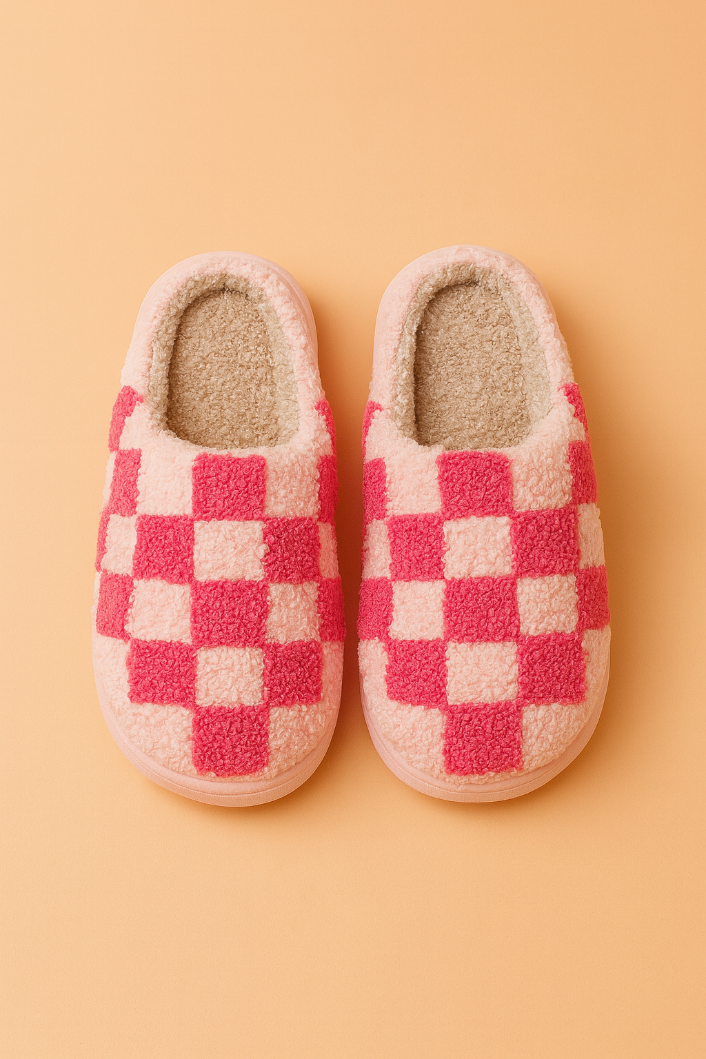 Checkered Pattern House Slippers | Comfortable Non-Slip House Slippers 3