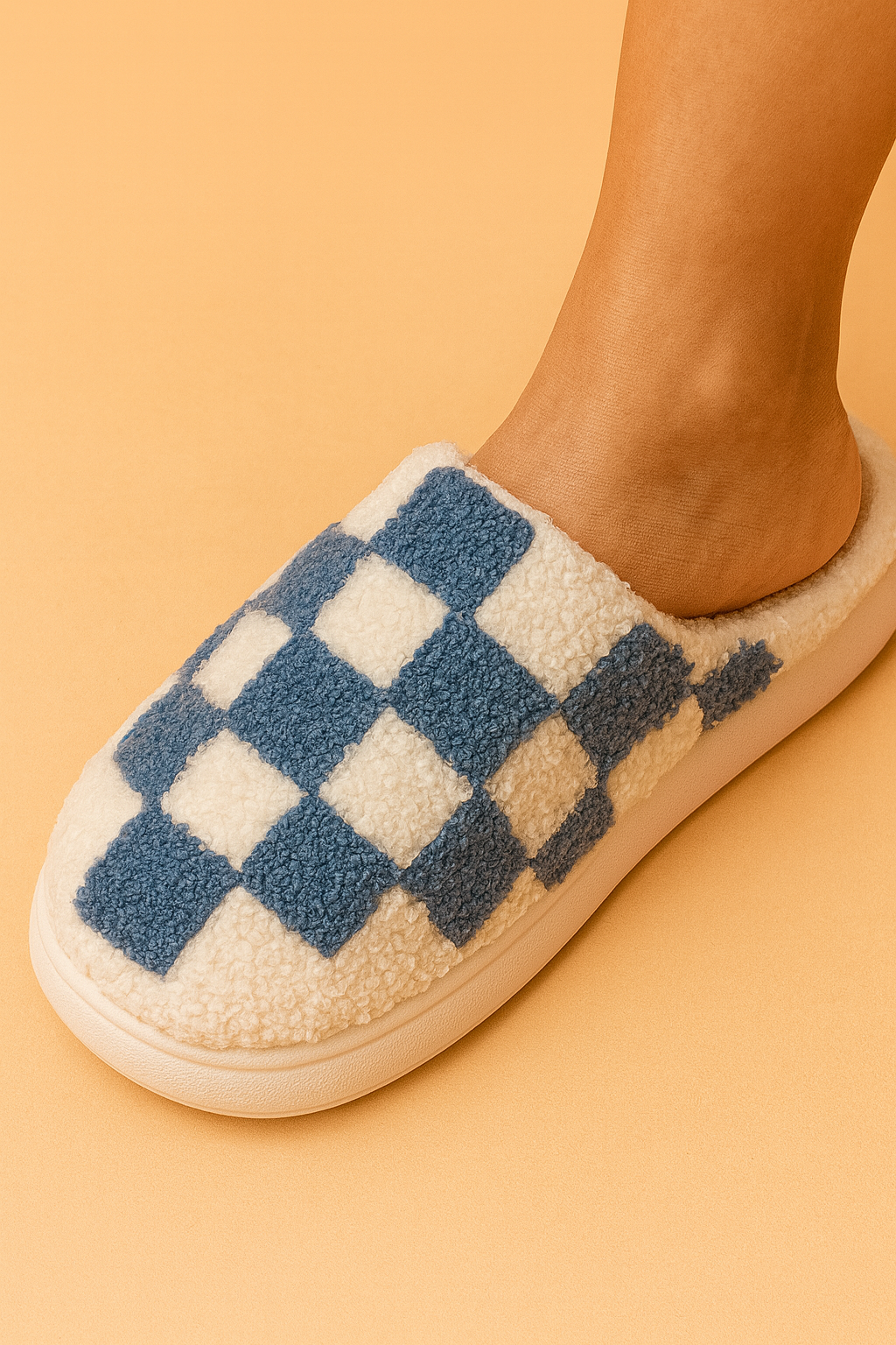 Checkered Pattern House Slippers | Comfortable Non-Slip House Slippers 4
