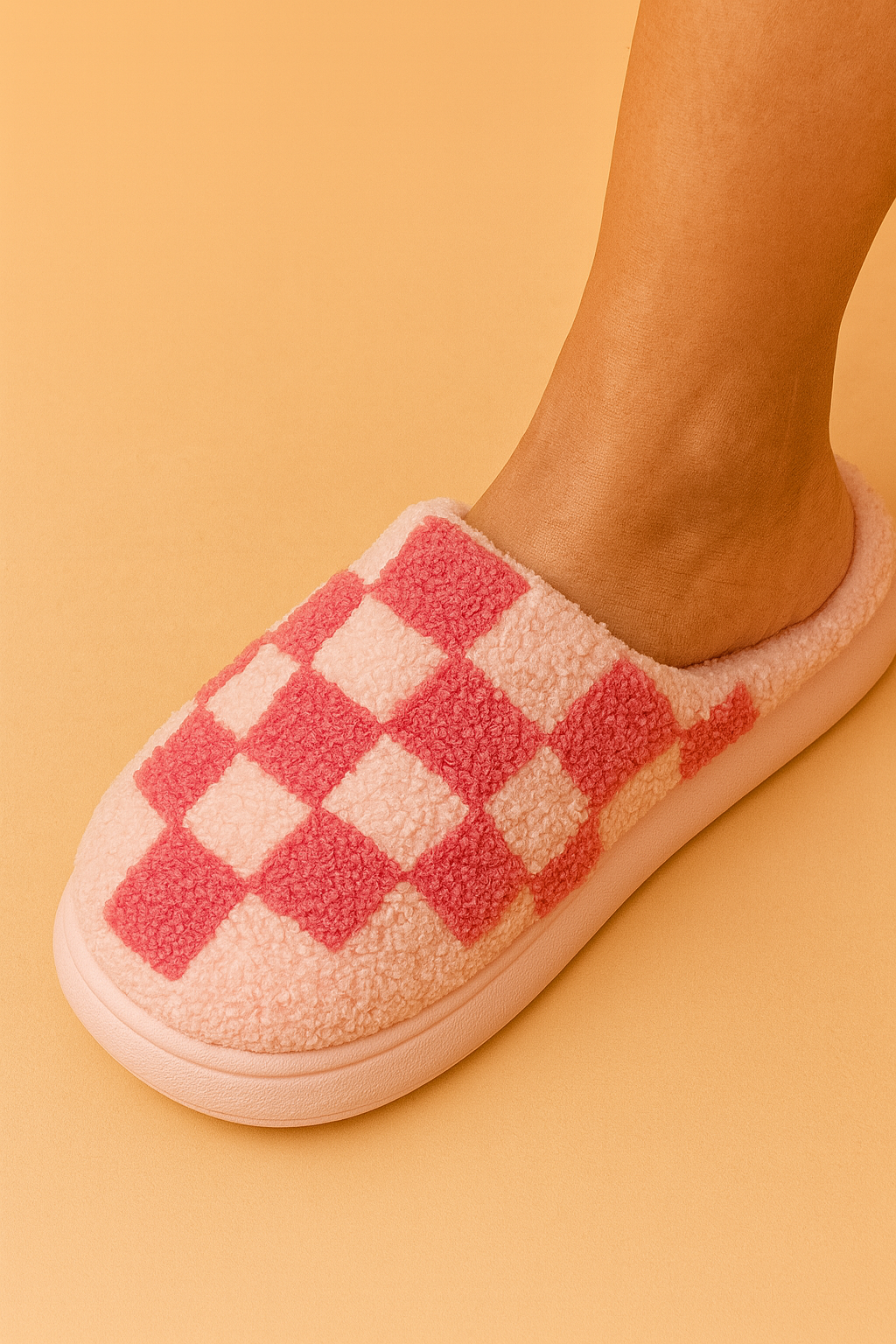 Checkered Pattern House Slippers | Comfortable Non-Slip House Slippers 5