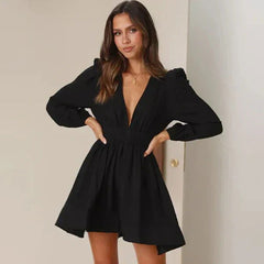 Chic Mini Black Dress - SARAH Collection-1