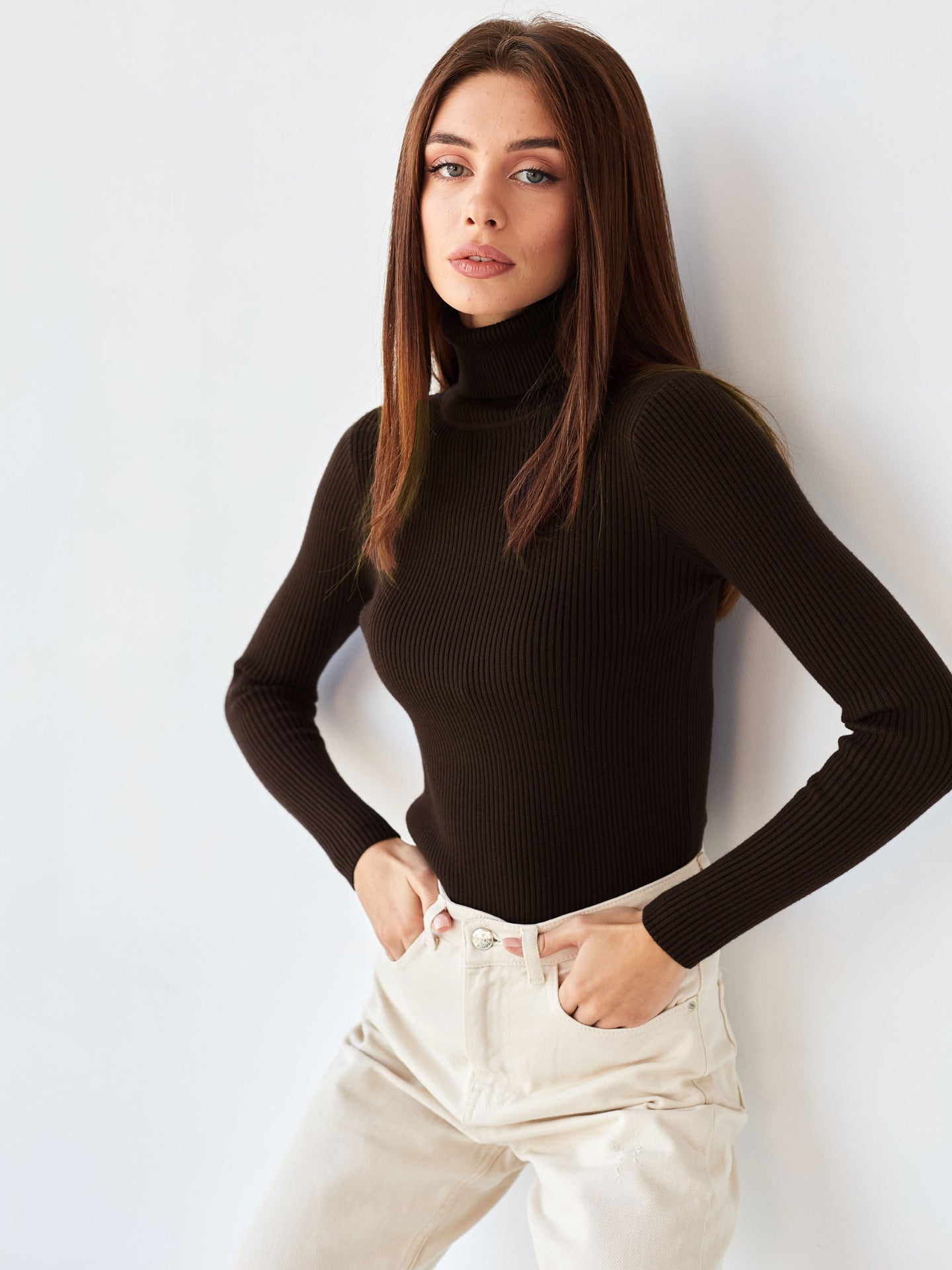 Classic turtleneck sweater for women | Casual 11