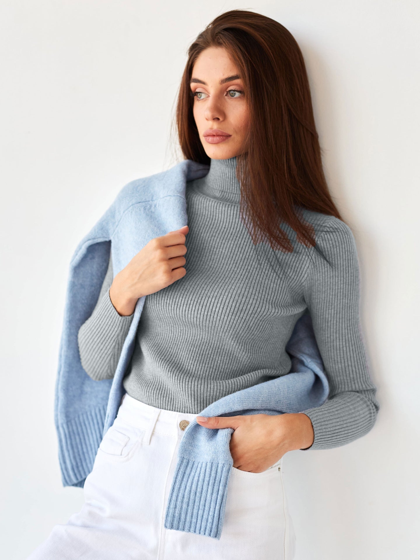 Classic turtleneck sweater for women | Casual 6