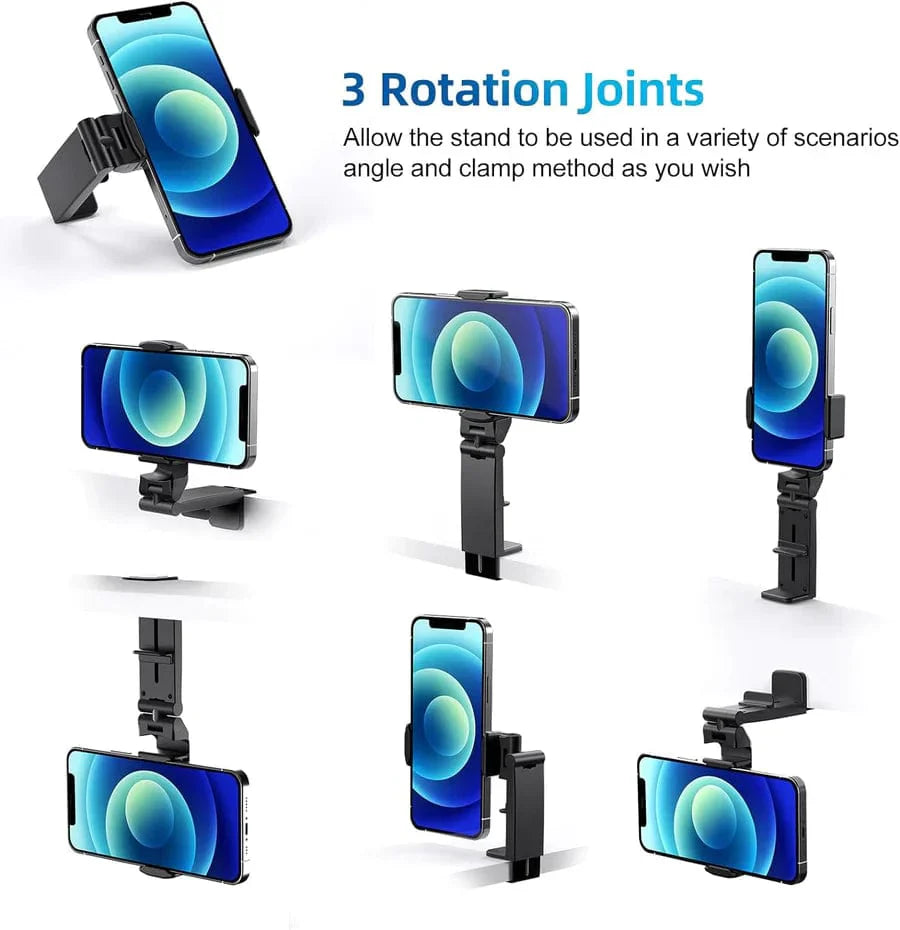 Comfortable telephone holder for hands -free view - portable telephone stand compatible with all telephone sizes 5