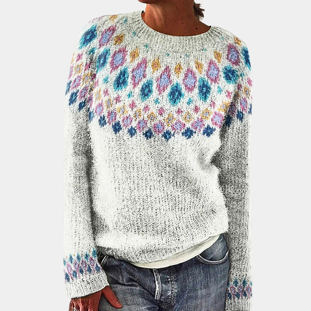 Cozy knitted sweater for women | Warm 4