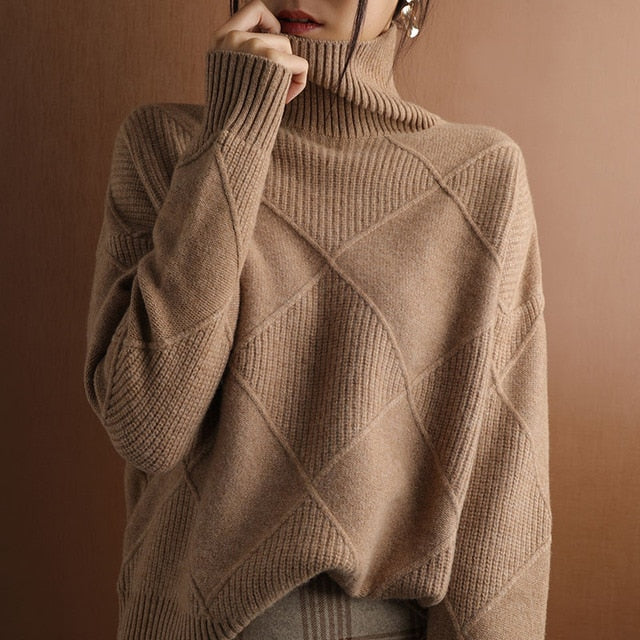 Cozy turtleneck sweater for women | Winter 3