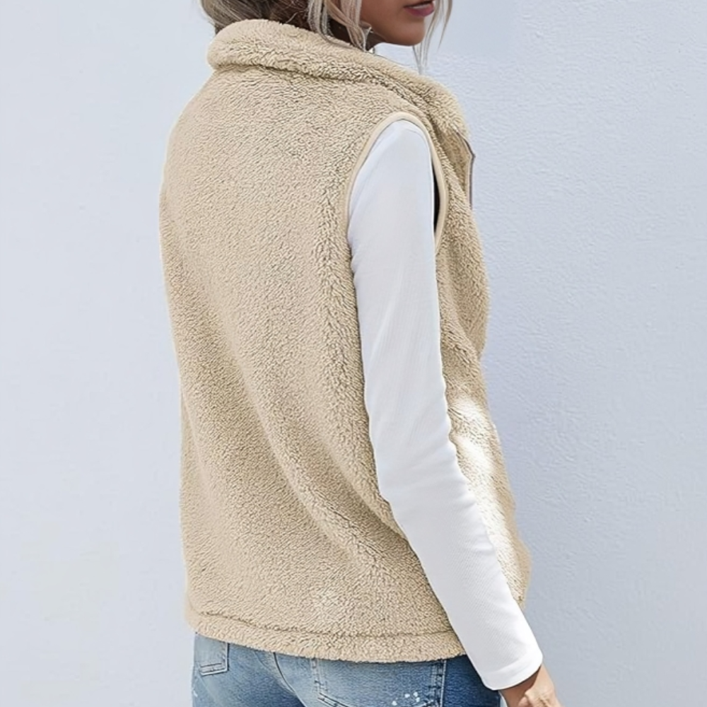 Cozy vest for women | With zipper 1