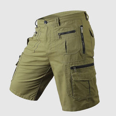 Men's Cargo Shorts - Knee Length - Multi-Pocket Utility - Durable Fabric-3
