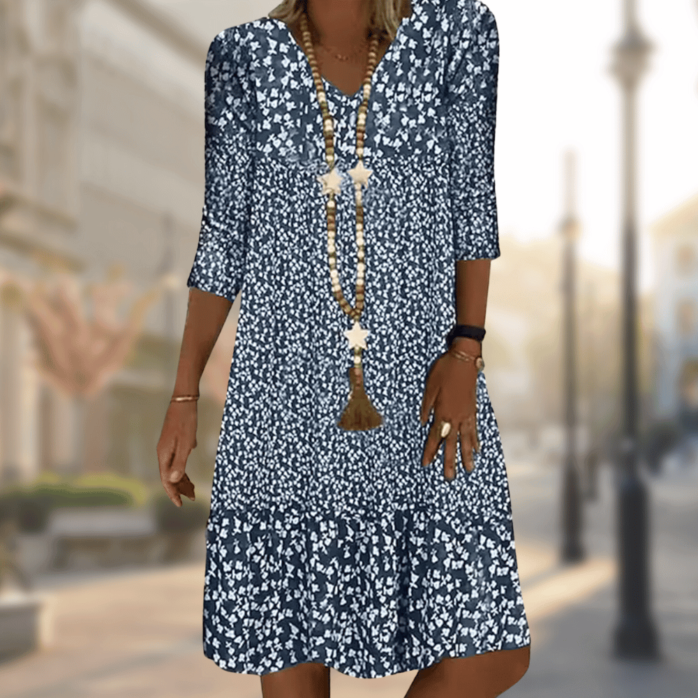 Ava | Floral Day Dress – Effortless Elegance for Your Everyday Look-1