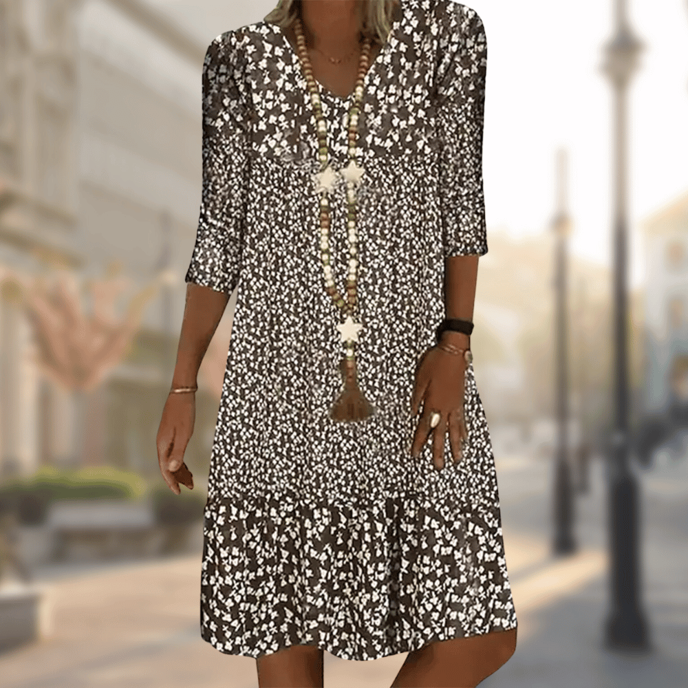 Ava | Floral Day Dress – Effortless Elegance for Your Everyday Look-4
