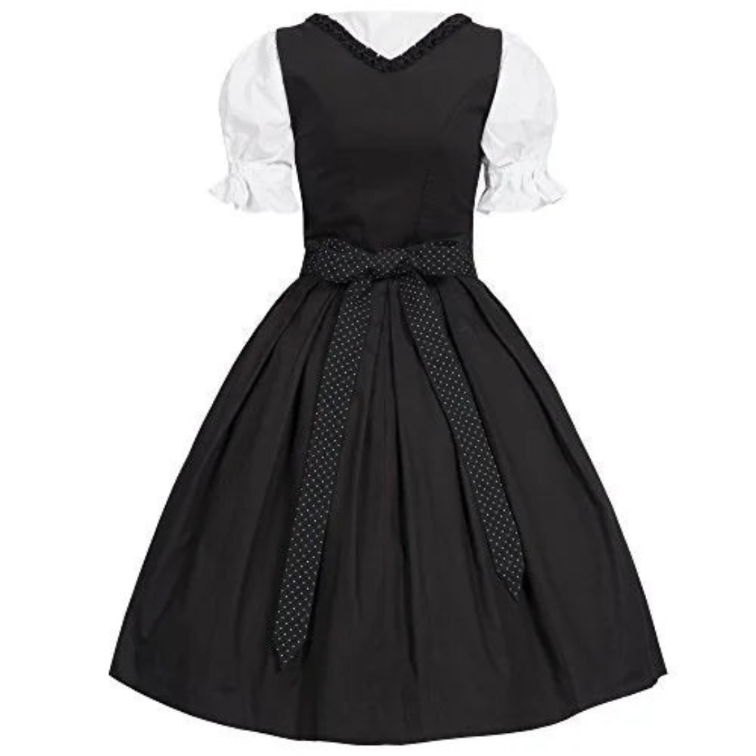 Dirndl dress with bodice lacing and blouse for women traditional costumes 1