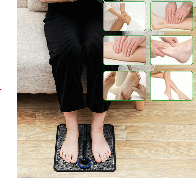 EMS Acupoints Stimulator Massage Foot Mat: Ultimate Relaxation & Pain Relief 2
