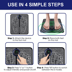 EMS Acupoints Stimulator Massage Foot Mat: Ultimate Relaxation & Pain Relief 3