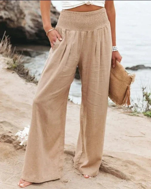 MAYA | Loose fit High Waist Trousers-1