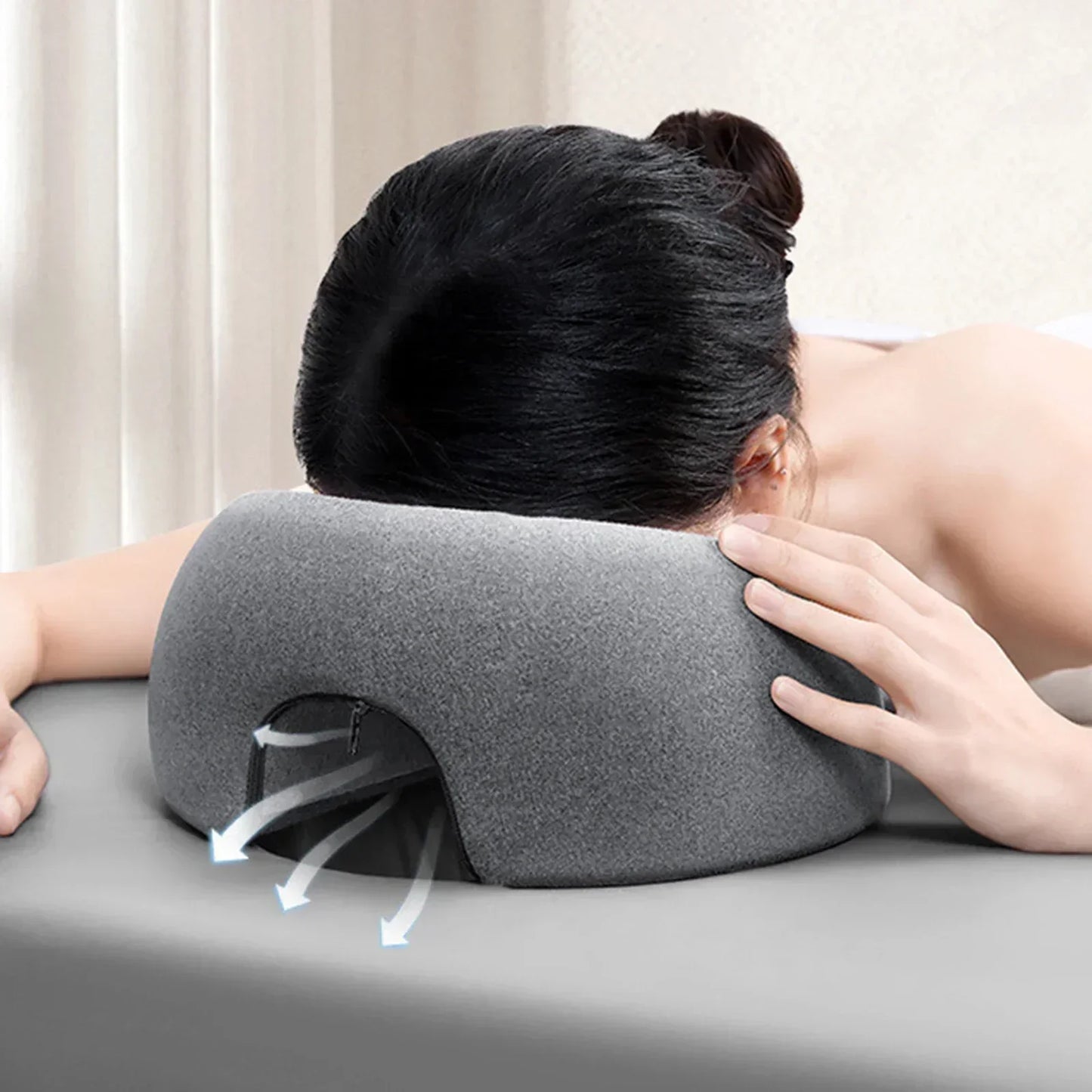 ContourRest - Ergonomic Memory Foam Pillow for Beauty Salon Comfort-5