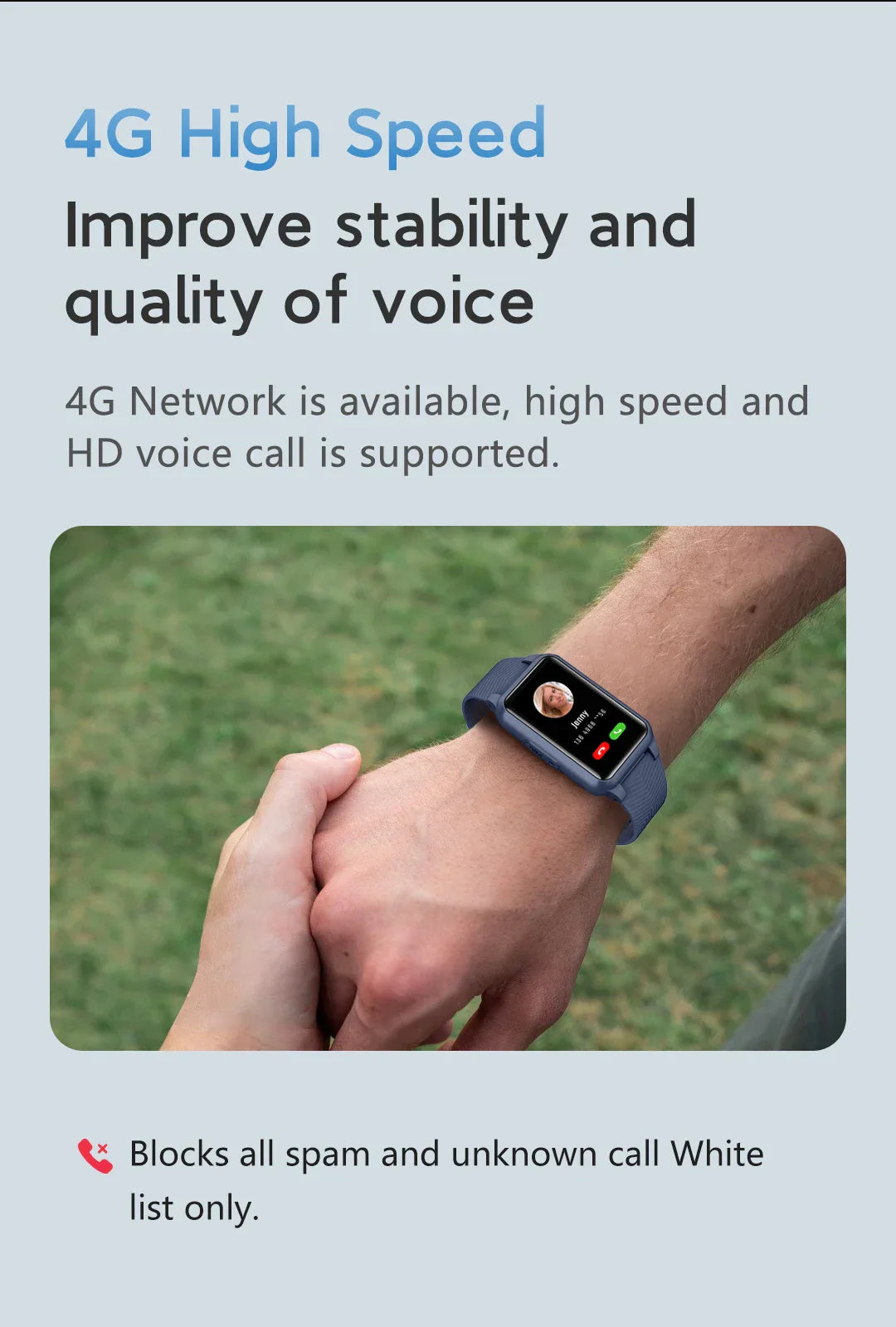 Fall Detection Watch for Seniors - 4G Medical Alarm with GPS & SOS Smartwatch 3
