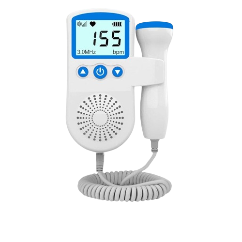 Fetal Doppler Heart Rate Monitor Home Pregnancy Baby Fetal Heart Rate Sound Detector 1