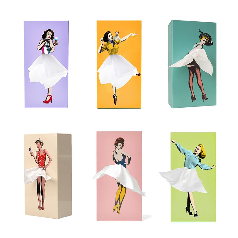 Flying Skirt Tissue Box 3