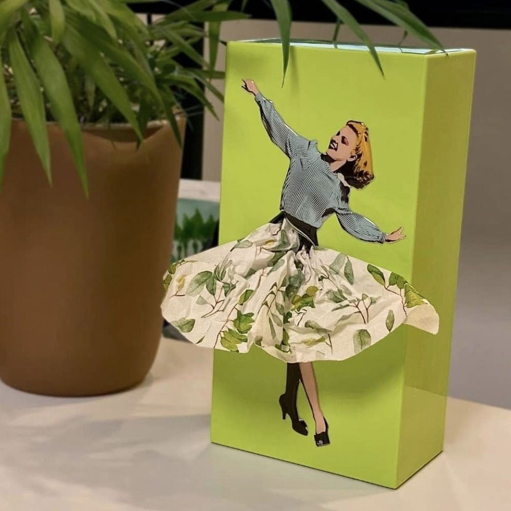 Flying Skirt Tissue Box 8