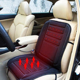 Full Coverage Heated Winter Car Seat Warmer Cushion Pad 0