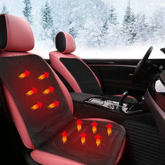 Full Coverage Heated Winter Car Seat Warmer Cushion Pad 3