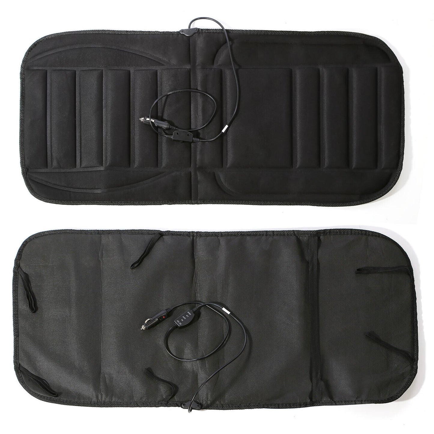 Full Coverage Heated Winter Car Seat Warmer Cushion Pad 7