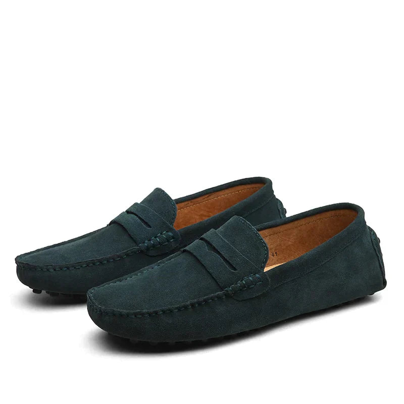 HUGO | Suede Loafers in Italian Style-2