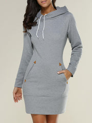 Noemi | Cozy and Trendy Hoodie Dress-1