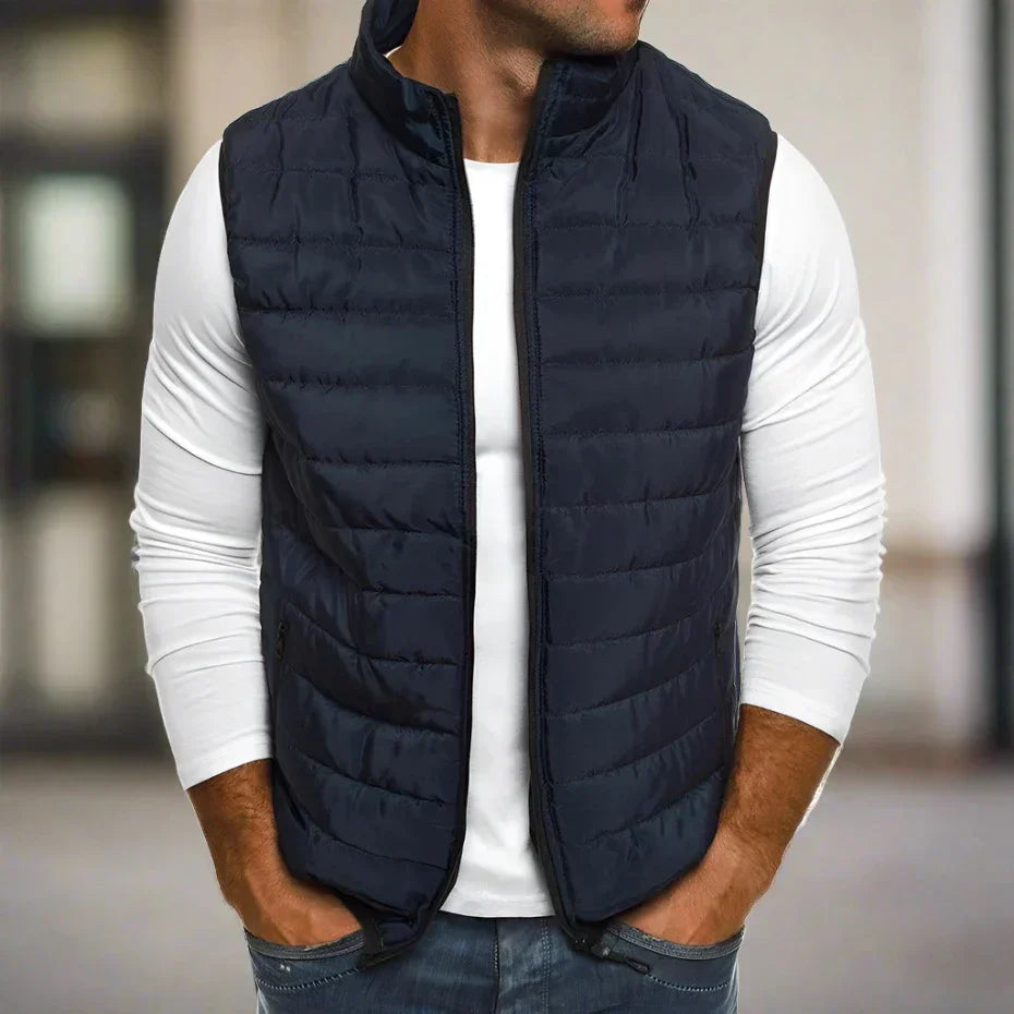 Men's Ultra-Light Bodywarmer | Sporty Quilted Vest for Men-2