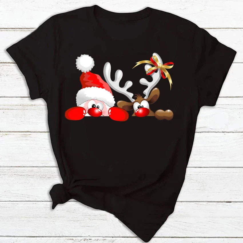 Variant image for Black - Santa and Reindeer