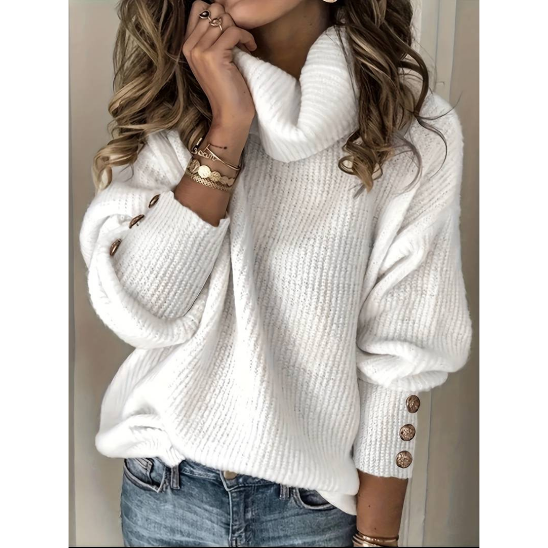 Helgan | Women's turtleneck sweater | Warmth 0