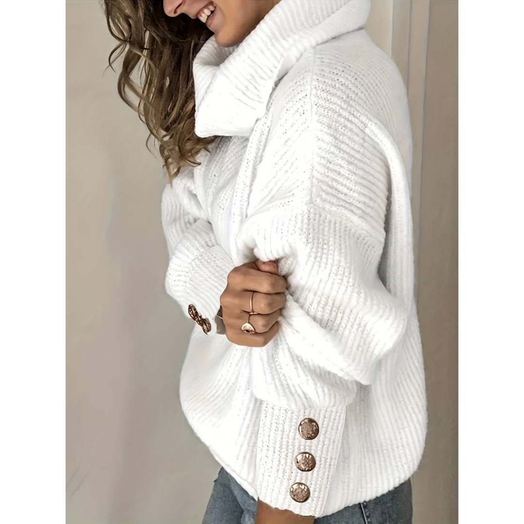 Helgan | Women's turtleneck sweater | Warmth 1