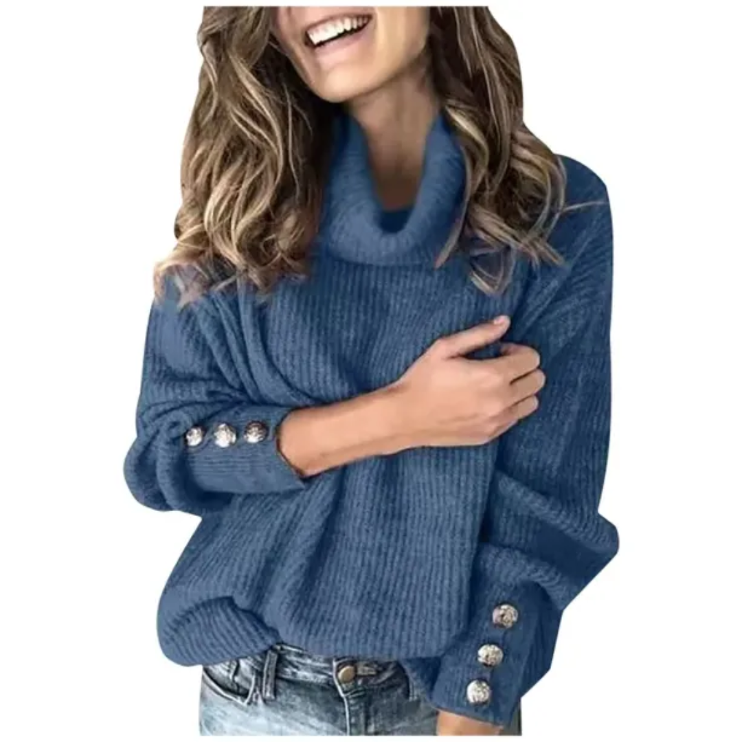 Helgan | Women's turtleneck sweater | Warmth 2