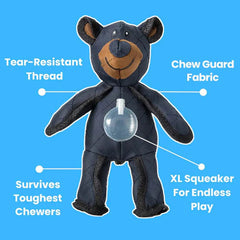 Indestructible & Interactive Bear Dog Toys For Heavy Chewers 5