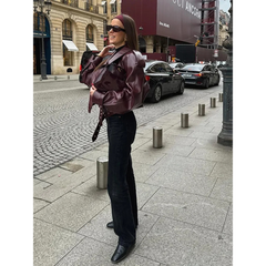 Isabeliaona | Women's warm long arm jacket | Short -arm 2