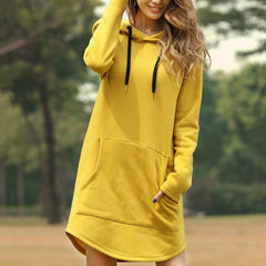 Sierra | Stylish and Comfy Hoodie Dress-2