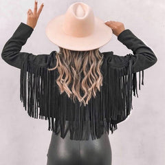 KATHERINA | Fashion Suede Fringed Jacket 3