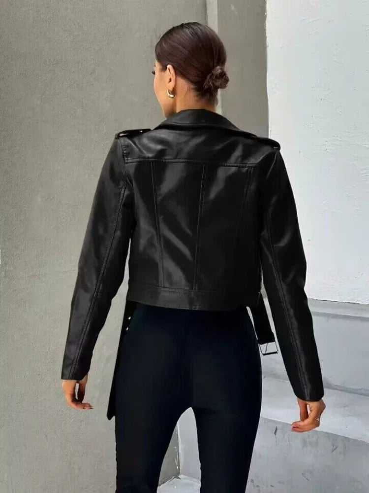Kaia | Midnight Rebel Moto Jacket 4