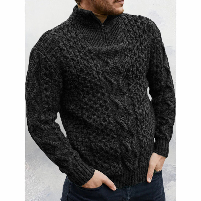 Kevin | Mountain Weave Half-Zip Sweater 3