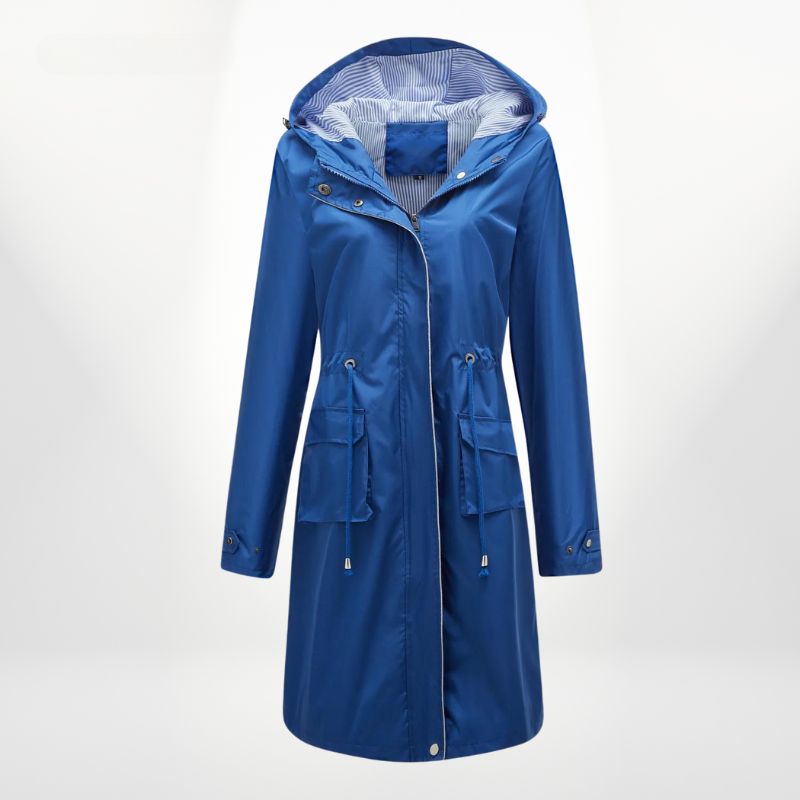 LIZAYA | Elegant Trenchcoat Drawstrings 0