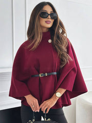 Lara | Belted High-Neck Coat 1